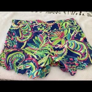 Lilly Pulitzer scalloped shorts